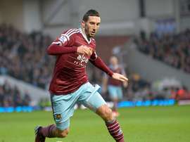Morgan Amalfitano, con el West Ham United. WHUFC
