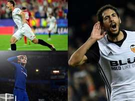 Parejo, Lenglet y Marcos Alonso, tres de los protagonistas. BeSoccer