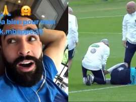 Adeil Rami updates fans on the severity of Kylian Mbappe's injury scare