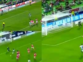 Tavares firmó un 'hat trick' en ocho minutos. CanalAzteca