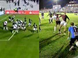 Balboa anotó el tanto del triunfo de River ante Patronato. FOXSports
