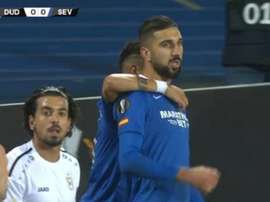 Dabbur se estrenó con doblete en su competición fetiche. Captura/Movistar