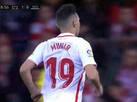 L'attaquant n'a pas eu beaucoup d'impact. Capture/BeInSports