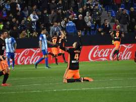 Em Málaga, quem sorriu foram os valencianos. BeSoccer