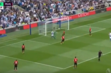 Murray flicked a goal past De Gea to open the scoring against Manchester United. NBC