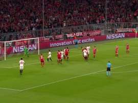 Correa tout prêt de marquer. Capture/beINSports
