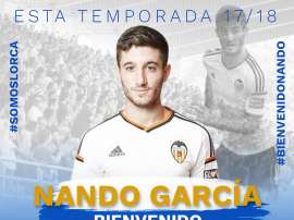 Nando García jugará cedido en el Lorca. LorcaFCSAD