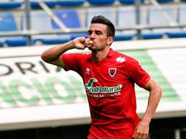 Natalio acaba su experiencia como jugador del Numancia. Twitter