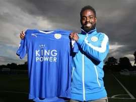 Nathan Dyer, con su nuevo equipo el Leicester City. Twitter