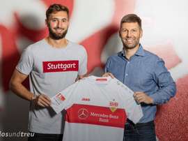 Phillips jouera en prêt à Stuttgart. Twitter/VfB