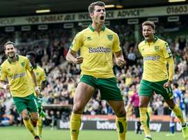 O internacional luso tem estado em grande forma nos 'canaries'. Twitter/NorwichCityFC