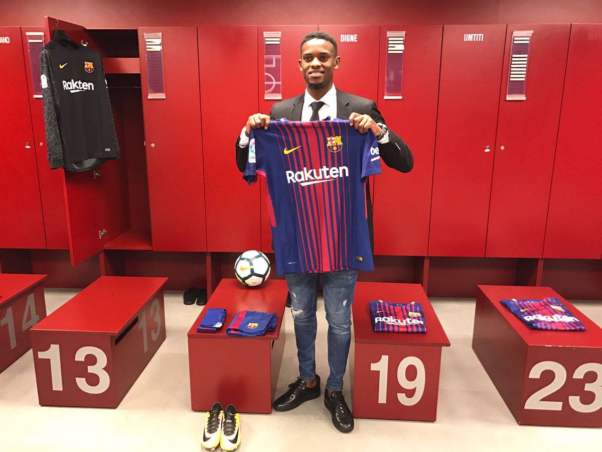 Camiseta FC Barcelona N. Semedo Camiseta FC Barcelona N. Semedo