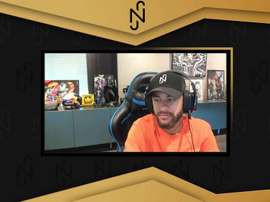 Neymar during his Twitch stream. DUGOUT