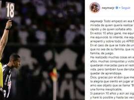 Diez años de su debut como futbolista profesional. Neymar