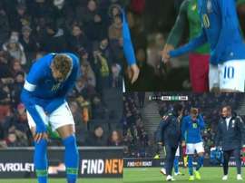 Neymar desató todas las alarmas. Capturas/beINSports