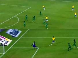 Le Brésil a pris les devants grâce à un but de Gabriel Jesús. Capture/BeINSports
