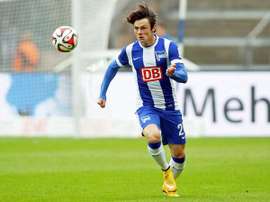 Nico Schulz, durante su etapa en el Hertha de Berlín. Twitter