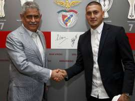 Nicolás Castillo, o novo jogador do Benfica. Twitter/SLB