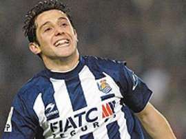 Nihat fue todo un ídolo en Anoeta. EFE
