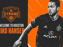 Hansen a rejoint Houston. HoustonDynamo