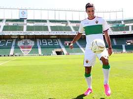 Nikos Vergos militó el pasado curso en el Elche en calidad de cedido. ElcheCF