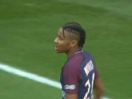 Nkunku marcadois gols ao Metz no primeiro tempo. Twitter/ESPN
