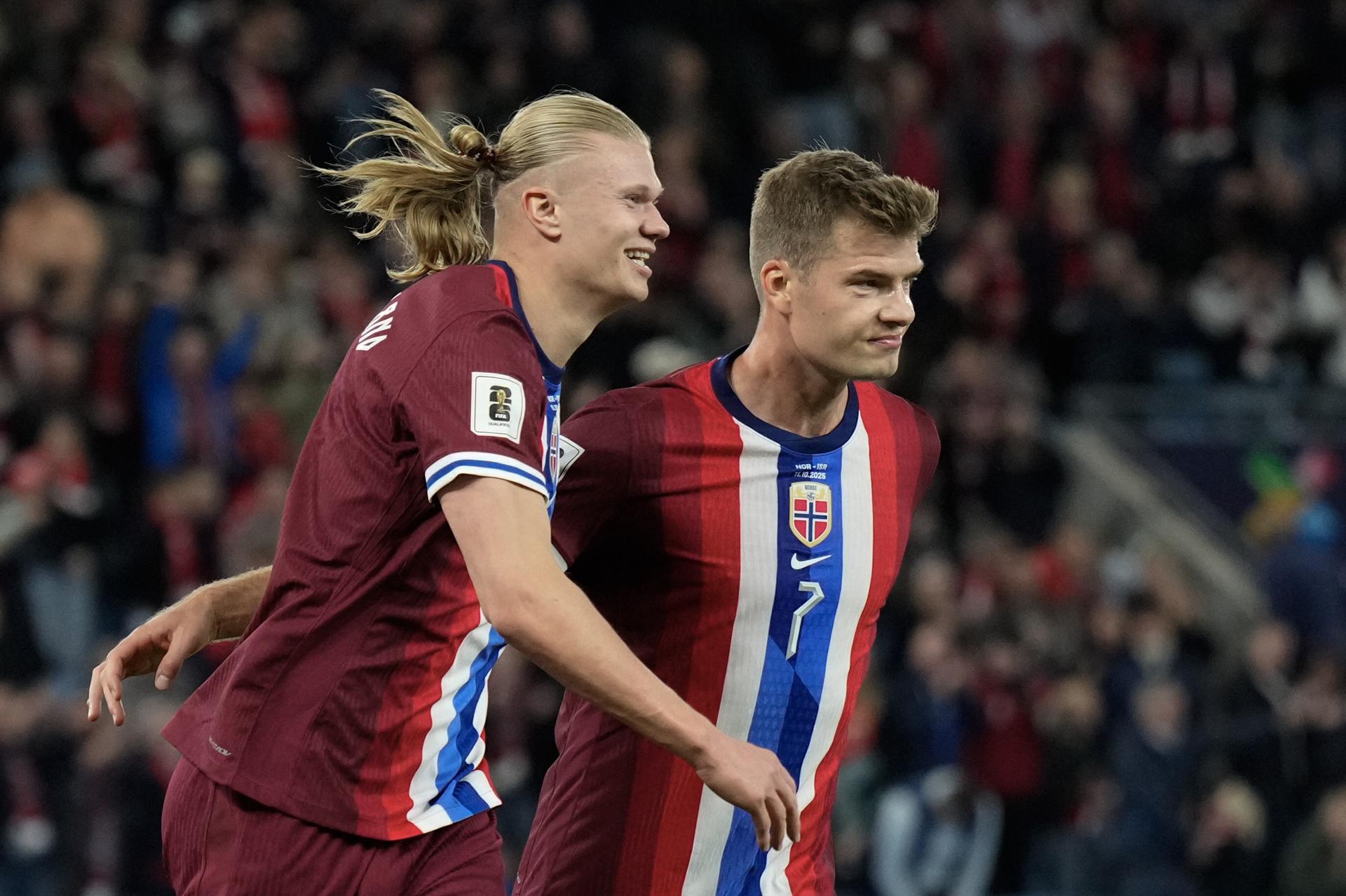 Noruega libera a Haaland y Sorloth con el Mundial casi encarrilado