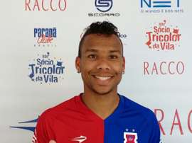Núbio Flávio, nuevo jugador del Paraná para esta temporada. Paraná