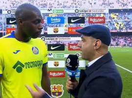 Nyom analizó su gol anulado. Captura/Movistar
