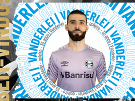 O Grêmio oficializou a contratação do goleiro Vanderlei. Twitter @Gremio