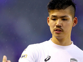 O japonês Daiju Sasaki será o novo jogador do Palmeiras. Twitter @J_Backbauer