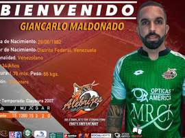 Oaxaca hace oficial el fichaje de Maldonado. Twitter/AlebrijesOaxaca