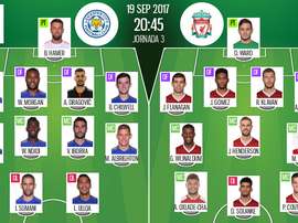 Onzes do Leicester-Liverpool. Besoccer