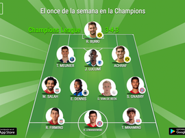 El once ideal de la semana en la Champions. BeSoccer