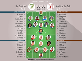 Sigue el directo del La Equidad-América de Cali. BeSoccer