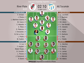 Sigue el directo del River-Atlético Tucumán. BeSoccer