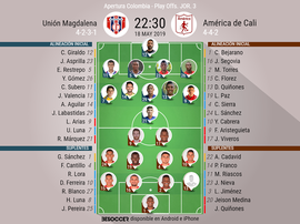 Sigue el directo del Unión Magdalena-América de Cali. BeSoccer