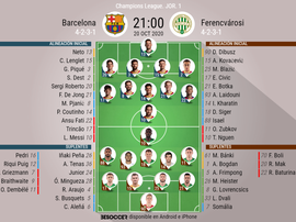 Barcelona-Ferencvaros. BeSoccer