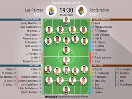 Sigue el directo del Las Palmas-Ponferradina. BeSoccer
