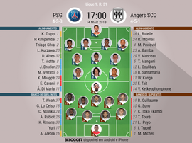 Os onzes destas duas equipas. BeSoccer