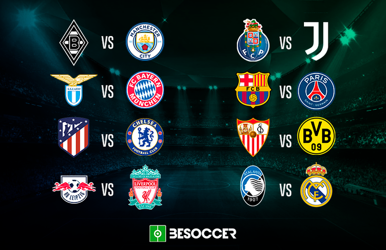 Voici Les Huitiemes De Finale De La Ligue Des Champions 20 21 Besoccer calendrier des huitièmes de finale 2021