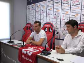 El centrocampista no pudo esconder su alegría. CAOsasuna