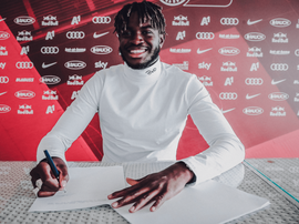 Solet has signed for Salzburg. Twitter/RedBullSalzburg