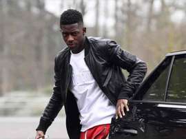 Dembélé estaba concentrado con Francia cuando se produjo la detención. AFP