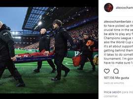 Image du compte Instagram de Oxlade Chamberlain. Instagram/Oxlade-Chamberlain