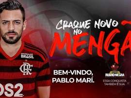 Flamengo contrata zagueiro espanhol. Twitter/Flamengo
