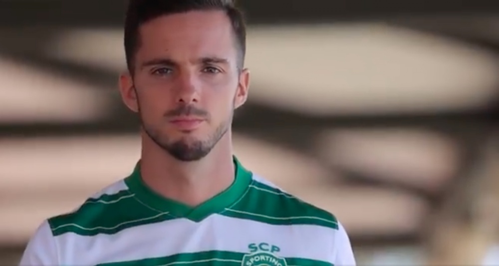 Sarabia é apresentado como reforço do Sporting. Captura/SportingCP
