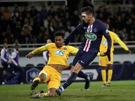 Paredes y Sarabia hicieron los goles del PSG. PSG