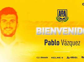 El jugador del Granada se marcha cedido al Alcorcón. Twitter/AD_Alcorcon