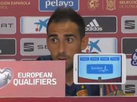 Paco Alcacer spoke about Robert Moreno. Captura/Sefutbol